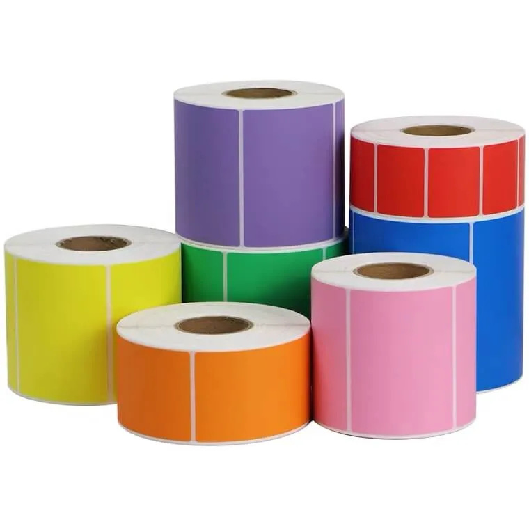 Fluorescent / Multi Color Label / Sticker Rolls
