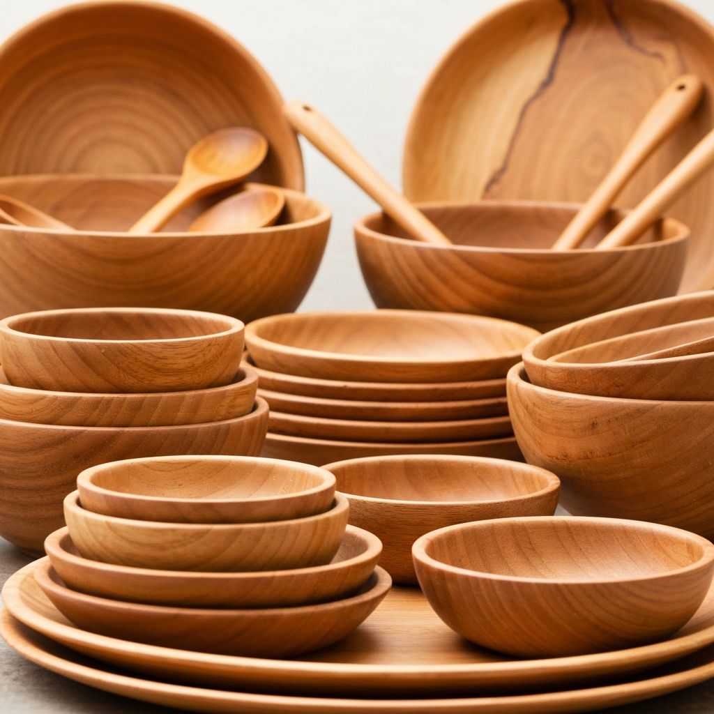 Wooden Bowls & Mugs